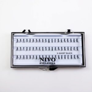 NIVO ריסים בודדים X-SHORT עם קופסה