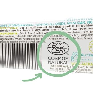 Toothpaste Ecocert circled
