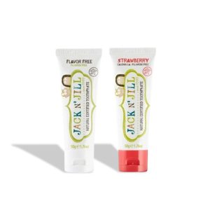 toothpaste pair. strawberry unflavored