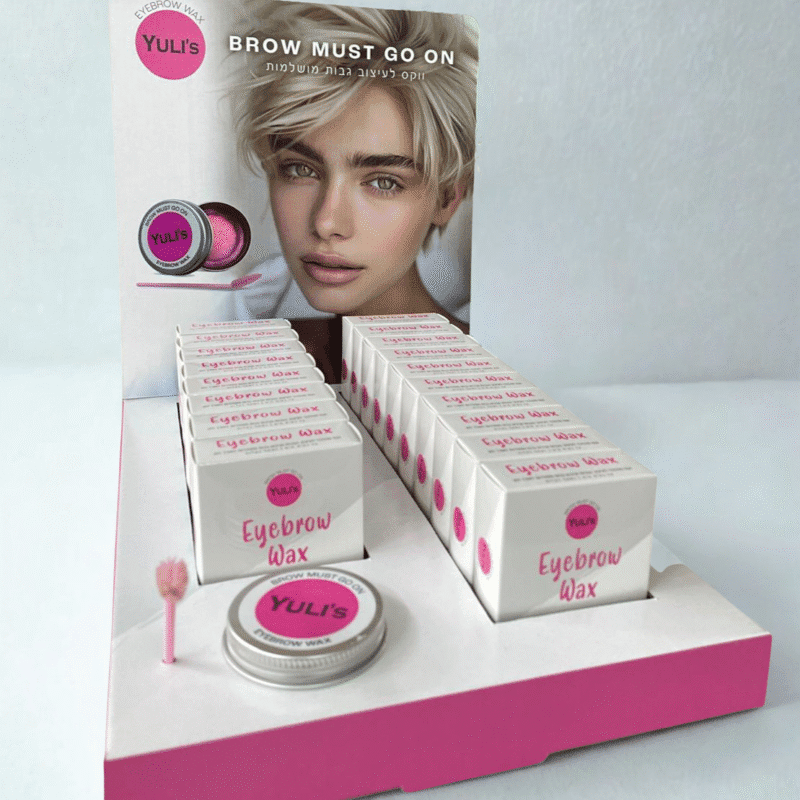 ווקס לעיצוב הגבה יולי'ס Yuli's + סטנד